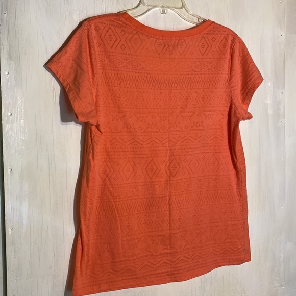 Mix & Co. Soft Posh Aztec Sheer Sz 1X Summer Top- New - Picture 6 of 6
